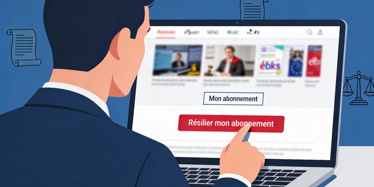 Résiliation d’un abonnement de fourniture de contenus numériques : droits et démarches